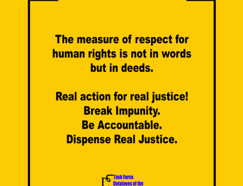[Statement] Real action for real justice! Break Impunity!